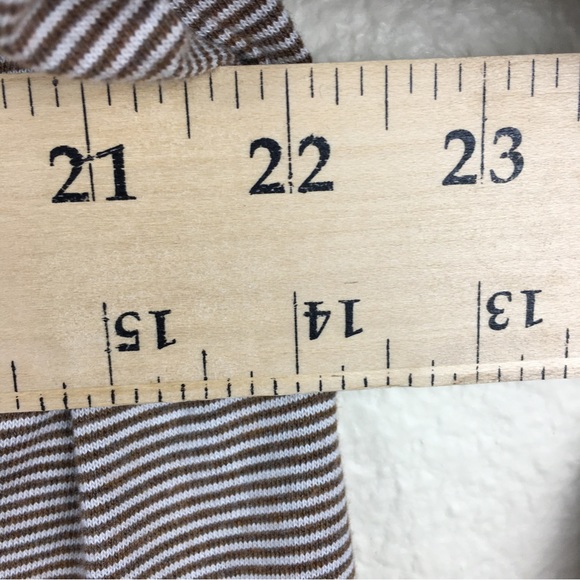 PureJill Striped Shirred Back Long Sleeve Tunic Top Size XL - Picture 8 of 9